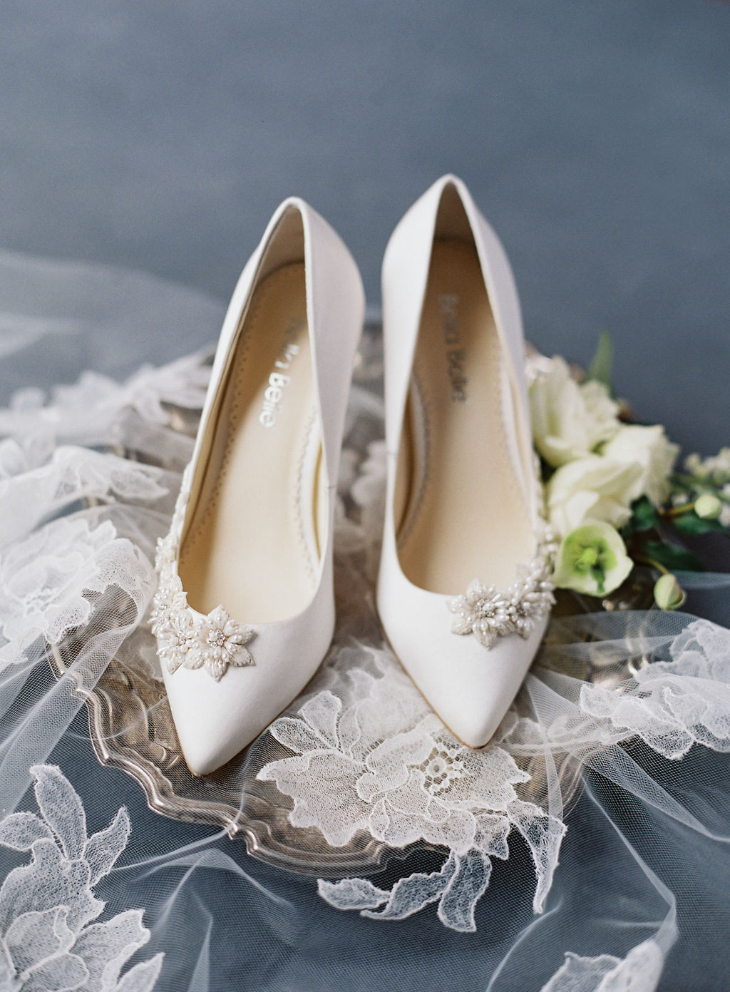 bellabelle chaussure mariage blanc perle escarpin geneve