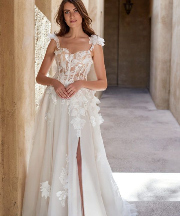 water lily robe de marine geneve fente tulle